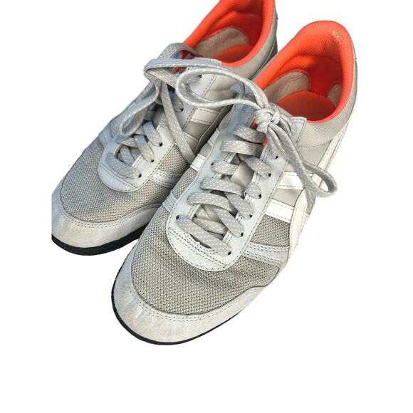 ASICS Shoes - ASICS Onitsuka Tiger Sneaker Gray Orange White Womens 7